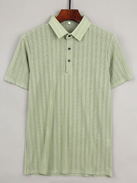 Polo en soie premium pour homme