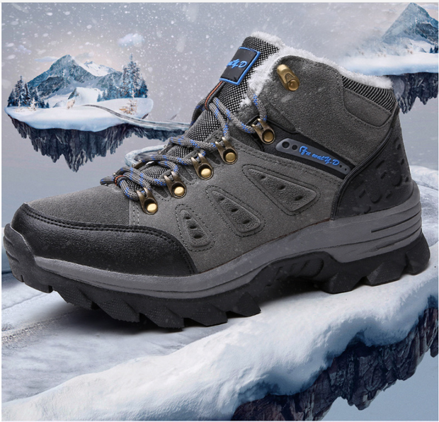 Herren-Wanderstiefel mit Traktionssohle und Thermofutter - Roland