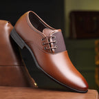 Herrenformale Schuhe Lackleder spitze Zehe eleganter Stil - Damián