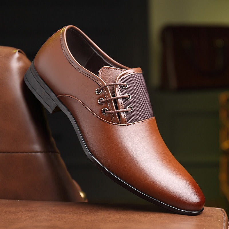 Herrenformale Schuhe Lackleder spitze Zehe eleganter Stil - Damián