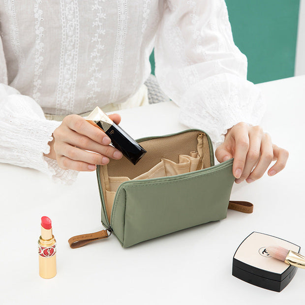 GraceGlam - Trousse de toilette à double fermeture éclair