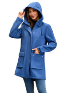 Wasserdichte Damen-Softshelljacke mit Kapuze - Elina