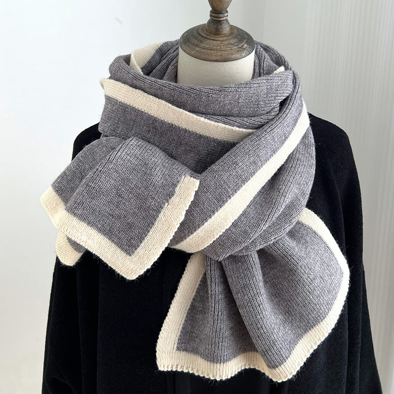 Damenschal, weich gestrickt, doppelt gestrickt - Veraly