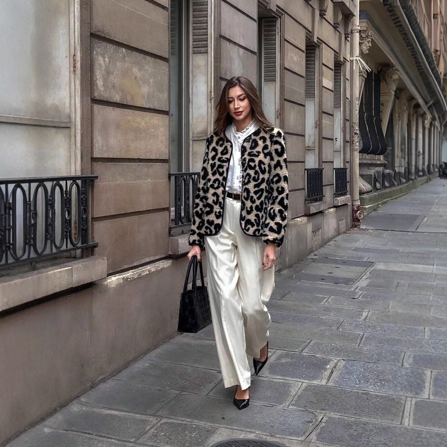 Jacke mit Leopardenmuster für Frauen - Narelle