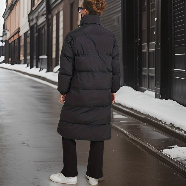 Manteau hiver avec col haut