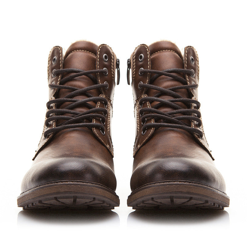 Winterstiefel mit Ledereffekt für Herren - Darsen
