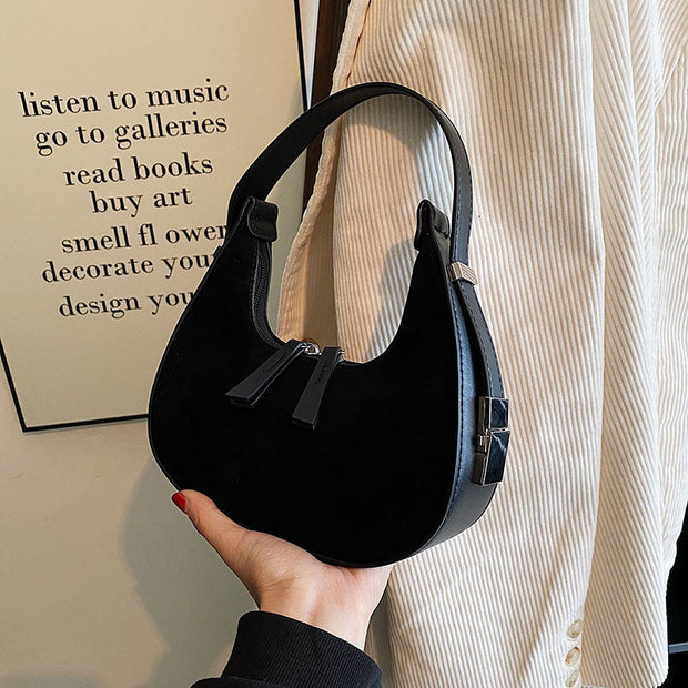 Sac à bandoulière mat de style français - Solenne