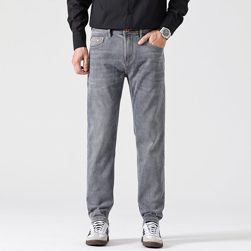 Gerade Jeans mit grauem Finish - Torleif
