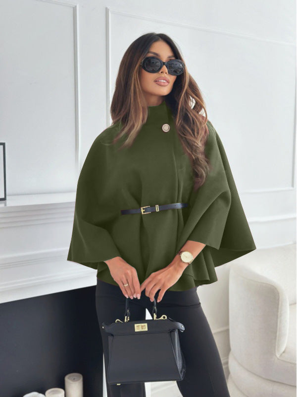 Rollkragenpullover mit weitem Faltenwurf für Damen - Lirena