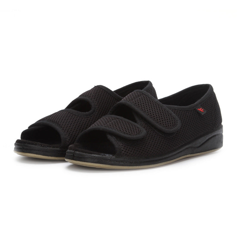 Atmungsaktive orthopädische Sandalen mit doppelt verstellbarem Verschluss für Diabetikerfüße - Ilse