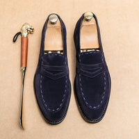 Mocassins en daim brossé pour hommes - Lioren