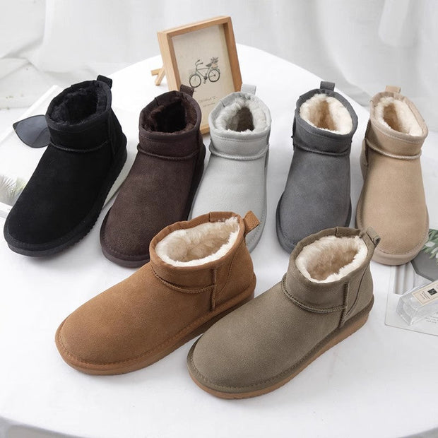 Bottines d'hiver pour femmes en daim avec doublure intérieure - Sophia