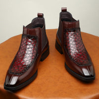 Bottines habillées pour hommes avec élastique latéral - Zirek