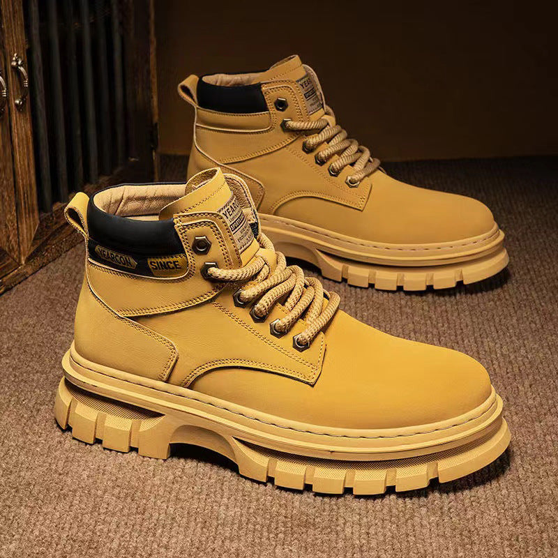 Schwerer Herrenstiefel mit robustem Design - Vemundr