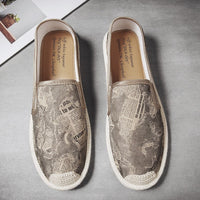 Chaussures plates pour hommes sans lacets modèle périodique - Arlen