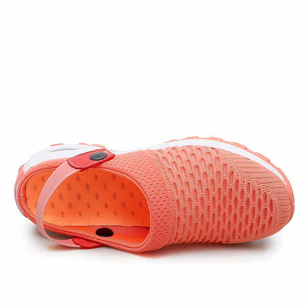 Sabots de sport respirants de couleur corail pour femmes - Kaila