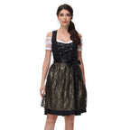 Damen Traditionell Bayerisches Oktoberfest Dirndl Kleid - Johanna