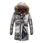 Gesteppter Herren-Parka mit Camouflage-Aufdruck - Leonard