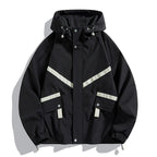 Herrensportjacke mit Kapuze und Fronttaschen - Adrien