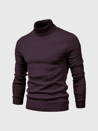 Pull à col roulé pour hommes, lavable
