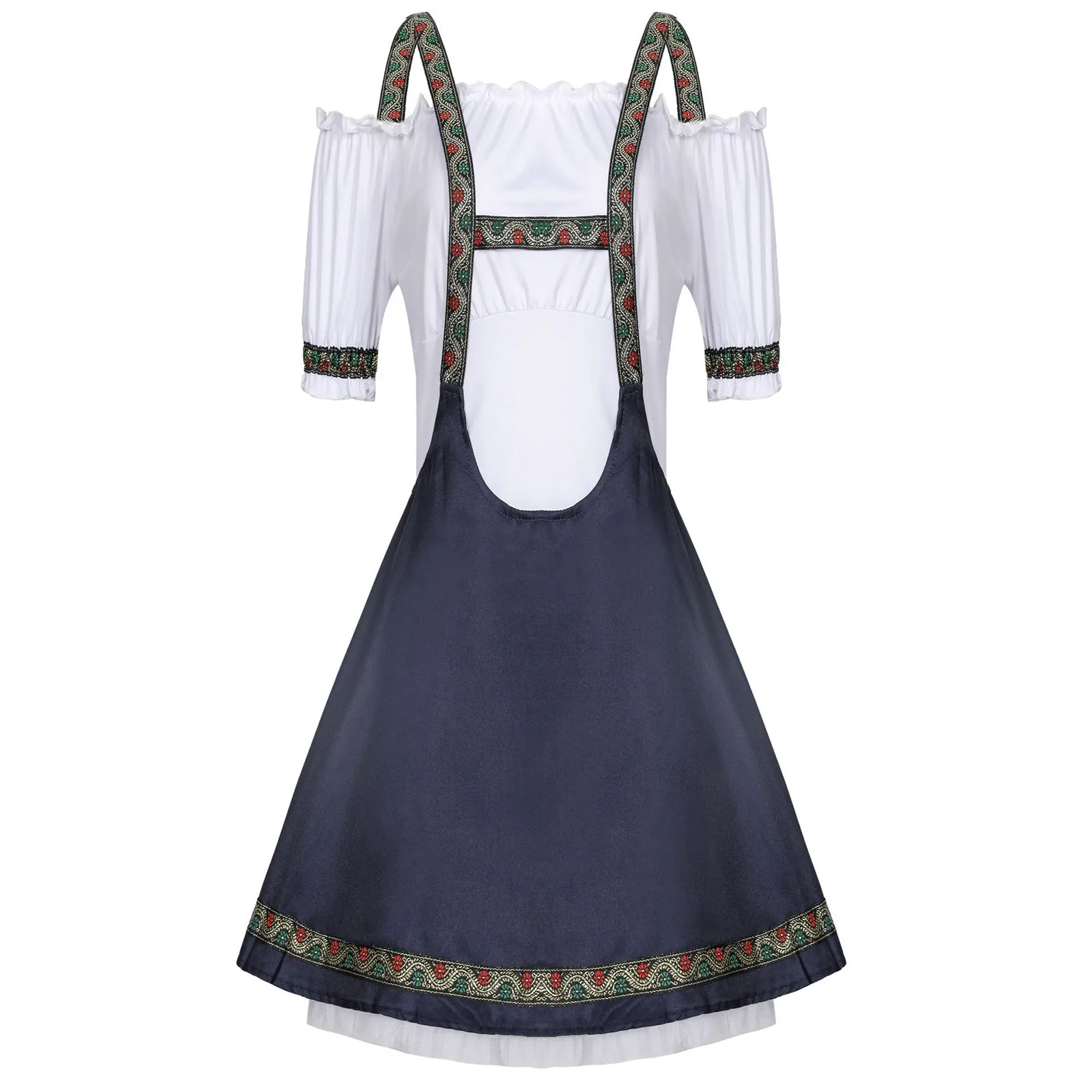 Damen Trachten Minikleid mit Hosenträgern - Leny