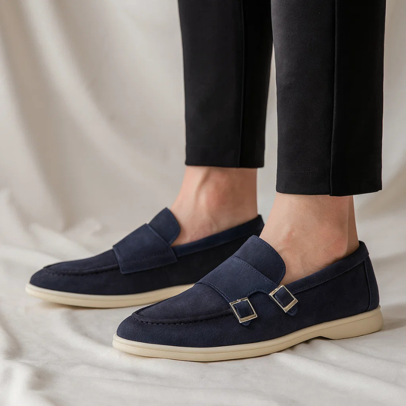 Modische Herren Slipper mit doppelter Schnalle - Gael