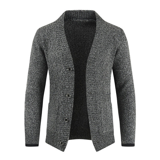 Cardigan en maille à col châle pour homme - Emil