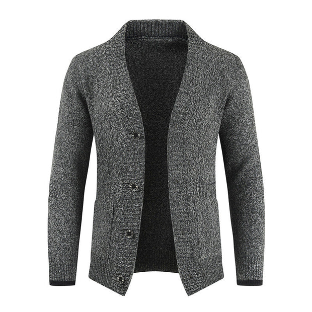 Cardigan en maille à col châle pour homme - Emil