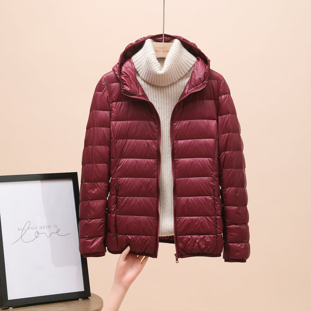 Leichte Steppjacke mit Kapuze für Damen - Aline