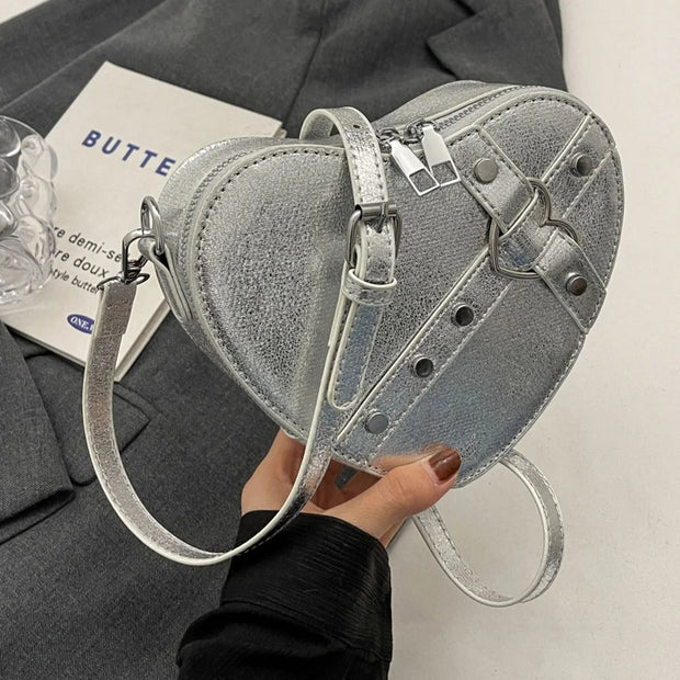 Jefna - Sac à rivets en forme de cœur