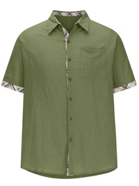 Michael - Chemise traditionnelle élégante avec impression graphique à carreaux