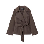 Locker sitzender kurzer Damen-Trenchcoat - Elayne