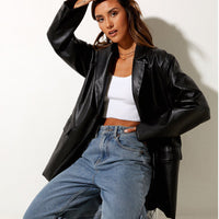 Veste effet cuir pour femme - Neyra