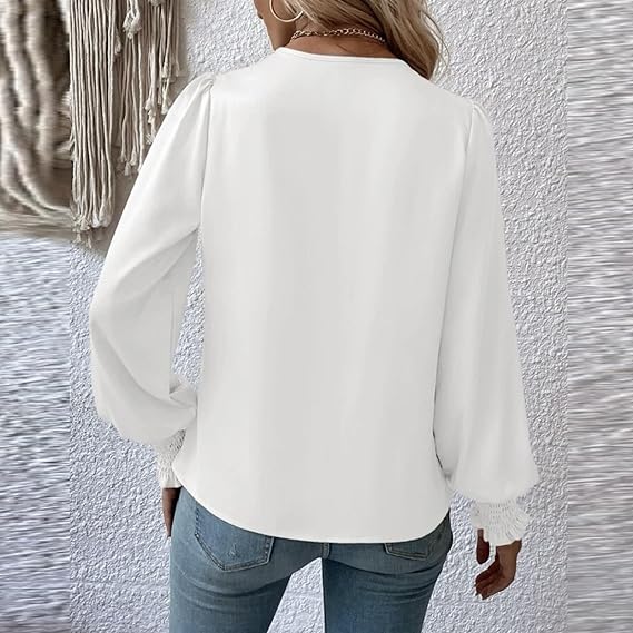Farah - Blouse élégante avec décolleté en V