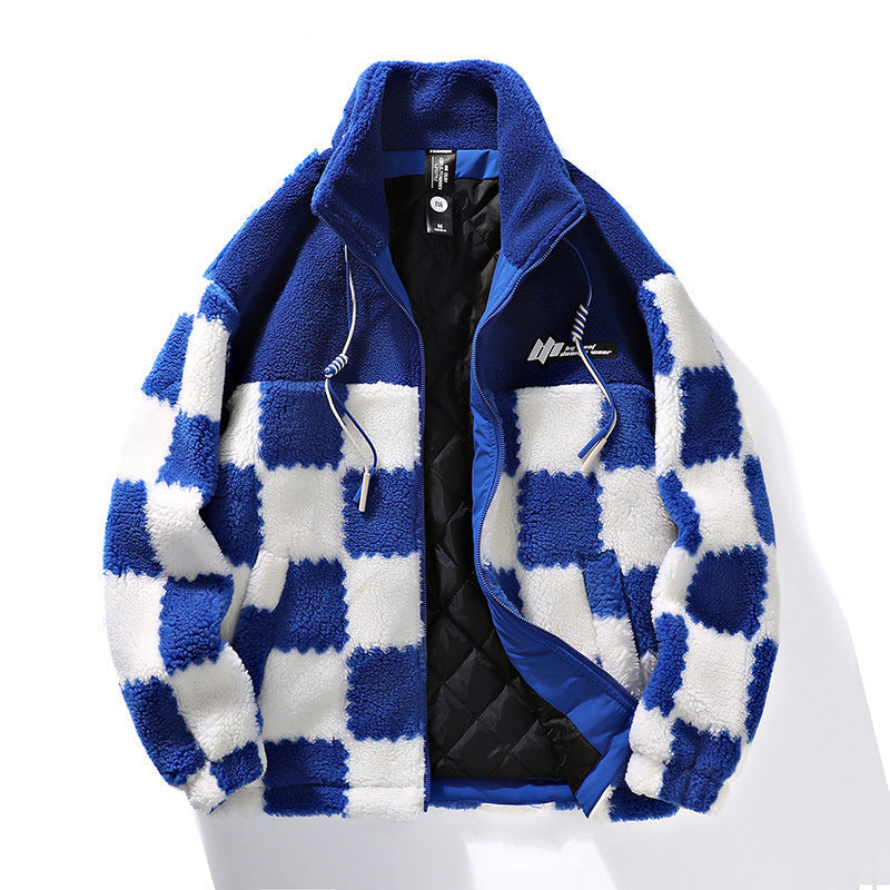 Herren-Winterjacke mit Fleece-Effekt - Davor