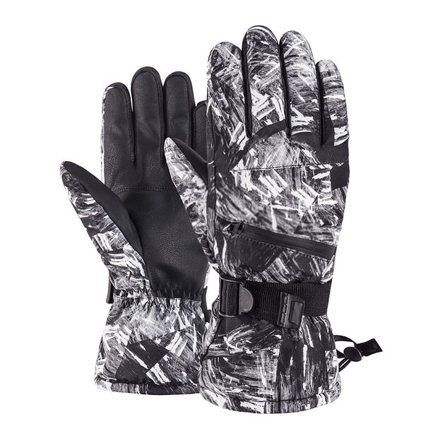 Gants de ski unisexes chauds et imperméables