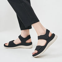 Atmungsaktive orthopädische Damensandalen mit dämpfender Sohle - Luren