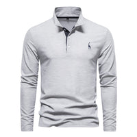 Langärmeliges Herren-Poloshirt - Dario