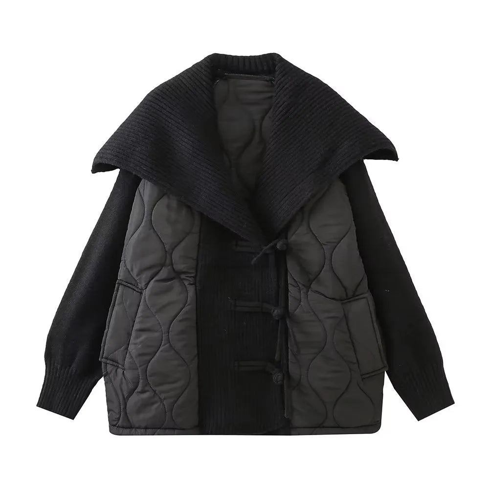 Zamma - Lässiger Oversized-Pullover mit Marinekragen