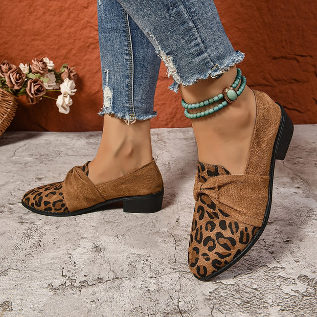 Mocassins féminins avec noeud - Elvira