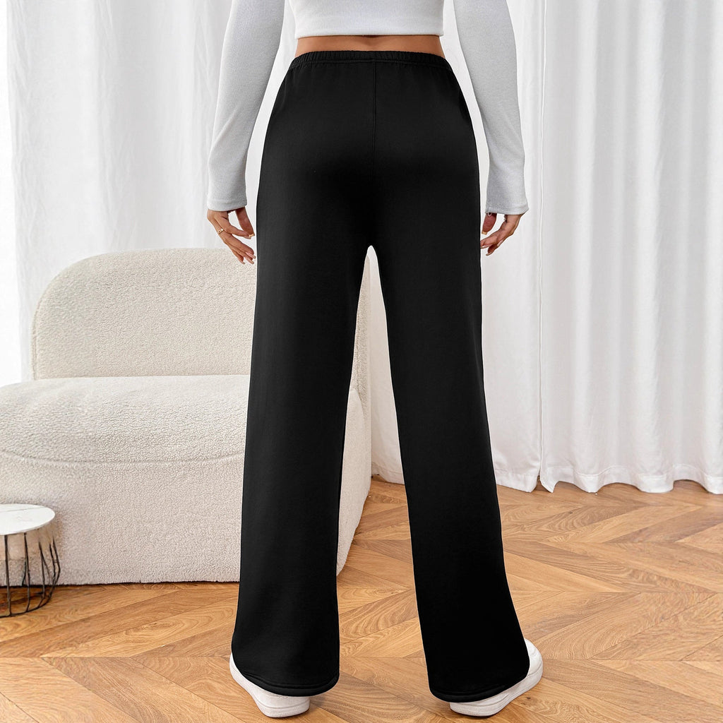 Warme Damenhose mit Samteffekt - Norelle