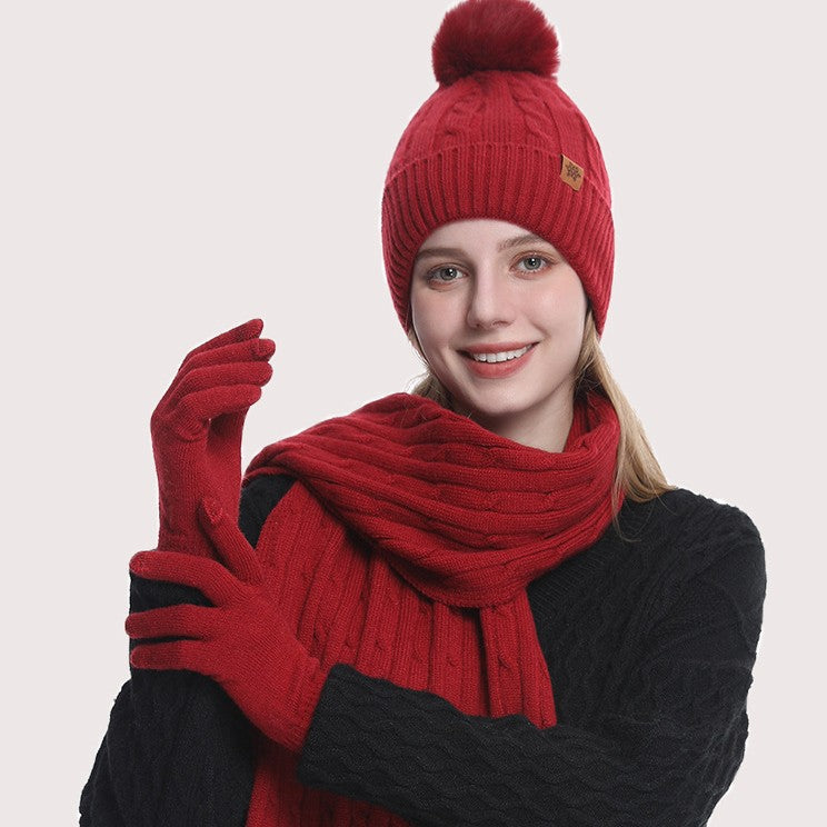 Set Mütze, Schal und Handschuhe - Avenia