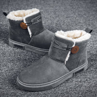 Herren-Winterstiefel aus Wildleder mit warmem Futter - Danny