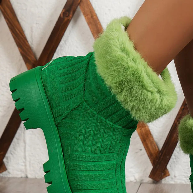 Arleth - Kuschelige Winterstiefeletten mit dicker Sohle für Frauen