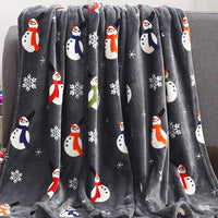 Thermodecke mit Weihnachtsmotiv