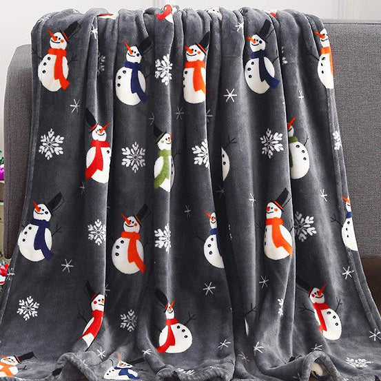 Thermodecke mit Weihnachtsmotiv