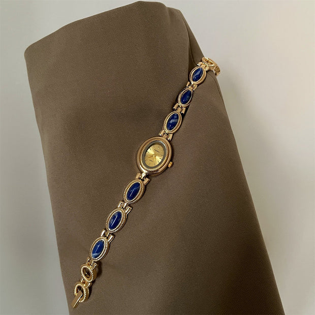 Bijoux femme montre bracelet avec détail ovale - Alviera