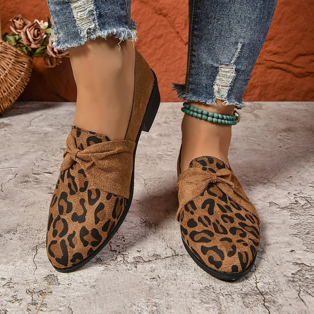 Mocassins féminins avec noeud - Elvira
