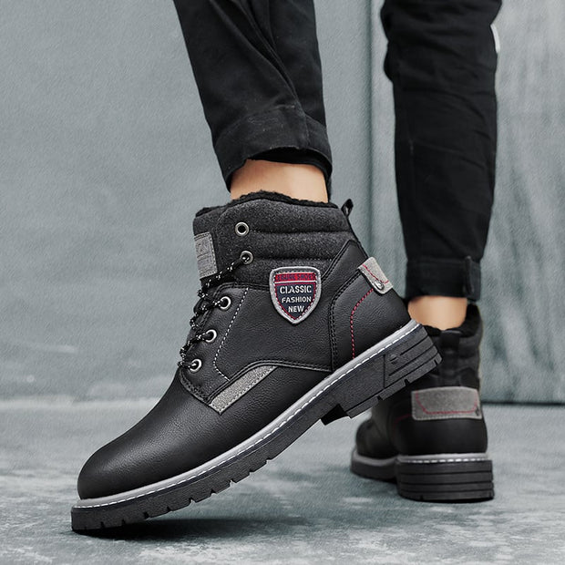 Herren Freizeitstiefel mit Warmfutter und Schnürsenkeln - Lautaro