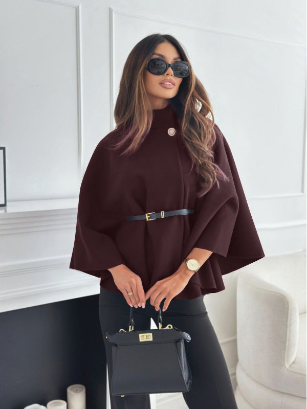 Rollkragenpullover mit weitem Faltenwurf für Damen - Lirena